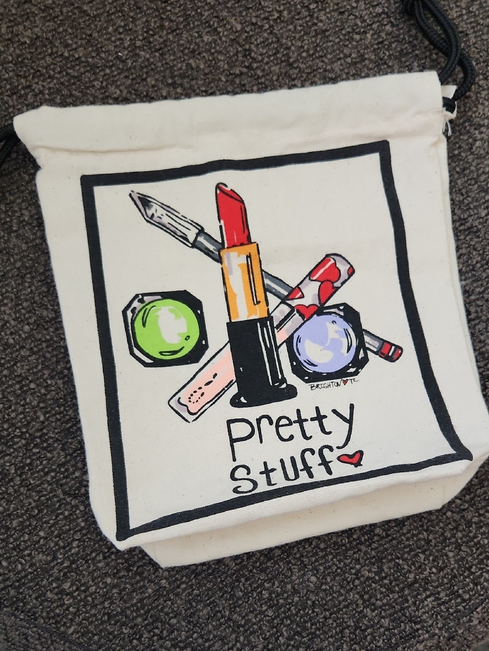 Brighton Canvas Makeup Pouch